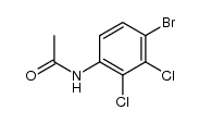 4-Bromo-2,3-dichloroacetanilide Structure