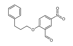 5-nitro-2-(3-phenylpropoxy)benzaldehyde Structure