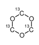 S-三噁烷-13C3结构式