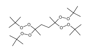 tetra-tert-butyl 1,4-dimethyl-butane-1,1,4,4-tetrayl tetrakis-peroxide结构式