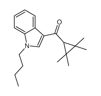 (1-Butyl-1H-indol-3-yl)(2,2,3,3-tetramethylcyclopropyl)methanone结构式