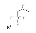 Potassium trifluoro[(methylamino)methyl]borate(1-) Structure