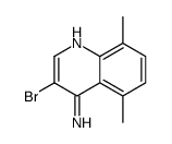 4-Amino-3-bromo-5,8-dimethylquinoline结构式