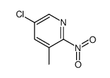 2-硝基-3-甲基-5-氯吡啶结构式