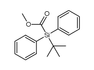 methyl tert-butyl-diphenylsilylcarboxylate结构式