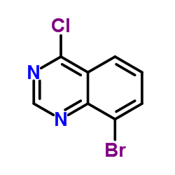 8-溴-4-氯喹唑啉结构式