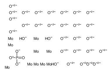 molybdenum,oxygen(2-),trihydroxide,phosphate Structure