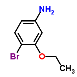 3-乙氧基-4-溴苯胺盐酸盐结构式
