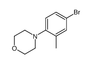 4-(2-甲基-4-溴苯基)吗啉结构式