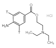 PROCAINE HYDROCHLORIDE, [3,5-3H]结构式