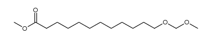 methyl 12-(methoxymethoxy)dodecanoate Structure