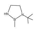 1-tert-butyl-2-methyl-1,3,2-diazaborolidine结构式