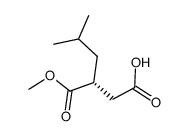 (R)-(+)-2-异丁基丁二酸 2-甲基酯结构式
