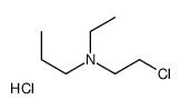 N-(2-chloroethyl)-N-ethylpropan-1-amine,hydrochloride结构式