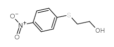 2-羟基乙基 4-硝基苯基硫醚结构式