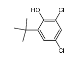2-tert-butyl-4,6-dichloro-phenol Structure