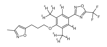 Pleconaril-d8(主要)结构式