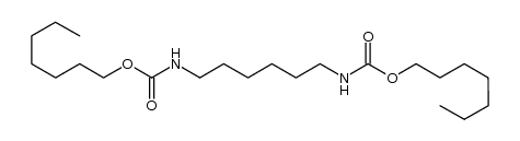 N,N'-hexanediyl-bis-carbamic acid di(n-heptyl) ester Structure