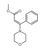 E-methyl β-morpholino-cinnamate结构式