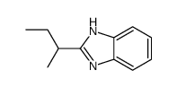 (9ci)-2-(1-甲基丙基)-1H-苯并咪唑结构式
