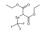 diethyl 2-(trifluoromethylselanyl)propanedioate Structure