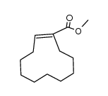 methyl 1-cycloundecene-1-carboxylate结构式