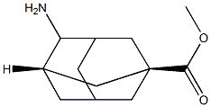 顺式-4-氨基-1-金刚烷甲酸甲酯结构式