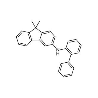 N-([1,1'-联苯]-2-基)-9,9-二甲基-9H-芴-3-胺结构式