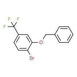3-Benzyloxy-4-bromobenzotrifluoride Structure