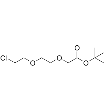 Chloro-PEG2-Boc结构式