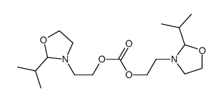 3-Oxazolidineethanol, 2-(1-methylethyl)-, carbonate (2:1) (ester) Structure