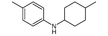 4-methyl-N-(4-methylcyclohexyl)aniline结构式