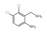 2-氨甲基-3,4-二氯苯胺结构式