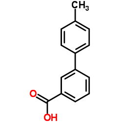 4'-Methyl-3-biphenylcarboxylic acid Structure