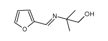 2-[(2-furylmethylene)amino]-2-methylpropan-1-ol Structure