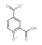 4-硝基吡啶-2-甲酸 1-氧化物结构式