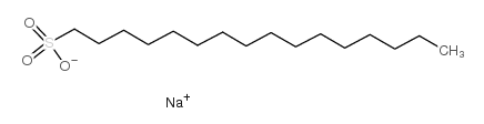 1-十六烷磺酸钠结构式