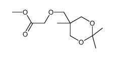 methyl 2-[(2,2,5-trimethyl-1,3-dioxan-5-yl)methoxy]acetate Structure