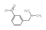 (3-硝基苯基)-N,N-二甲基甲胺结构式