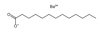 Ditridecanoic acid barium salt结构式