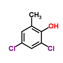 4,6-二氯-2-甲基苯酚结构式