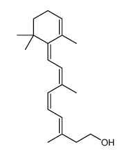 (3E,5E,7E,9Z)-3,7-dimethyl-9-(2,6,6-trimethylcyclohex-2-en-1-ylidene)nona-3,5,7-trien-1-ol Structure