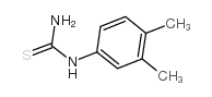 (3,4-二甲基苯基)硫脲结构式