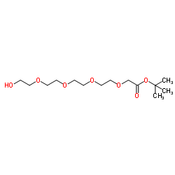 Hydroxy-PEG4-CH2-Boc Structure