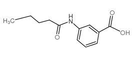 3-(pentanoylamino)benzoic acid结构式