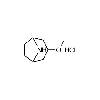 3-甲氧基-8-氮杂双环[3.2.1]辛烷盐酸盐结构式