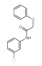 N-(3-chlorophenyl)-2-phenoxy-acetamide结构式