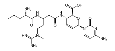 leucylblasticidin S Structure