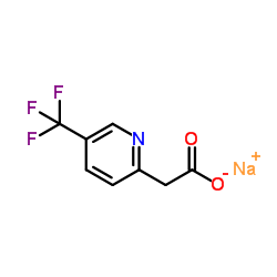 2-(5-(三氟甲基)吡啶-2-基)乙酸钠结构式