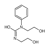 1,3-bis(2-hydroxyethyl)-1-phenylurea结构式